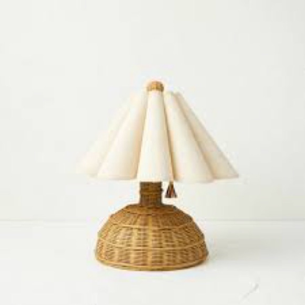 ISO Opalhouse Woven Rattan Table Lamp